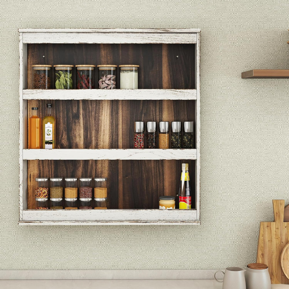 Nisorpa 3 Tier Spice Rack Wall Mount,19.68 x 3.35 x 21.25 Inches