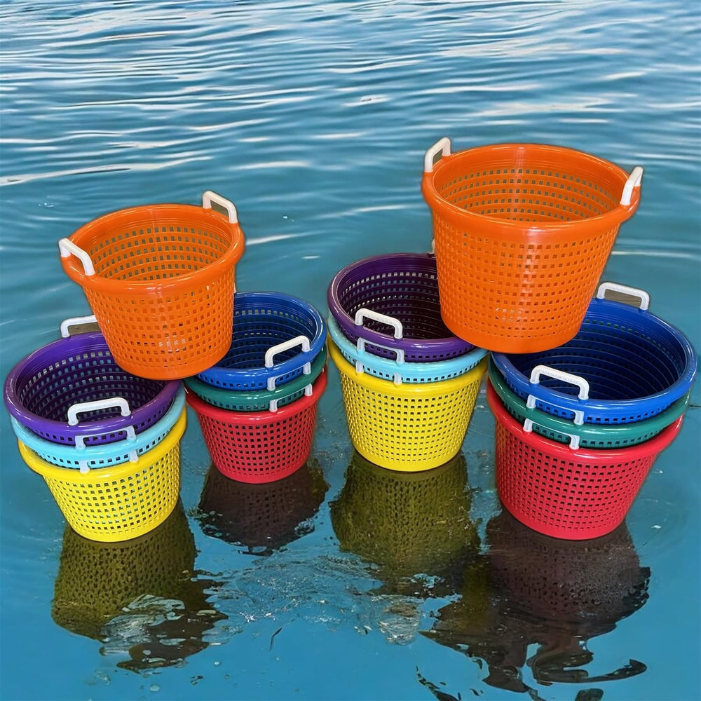 Handy Basket - Blue for Fishing, Laundry, heavy duty, hold up 40 lbs, can tak...