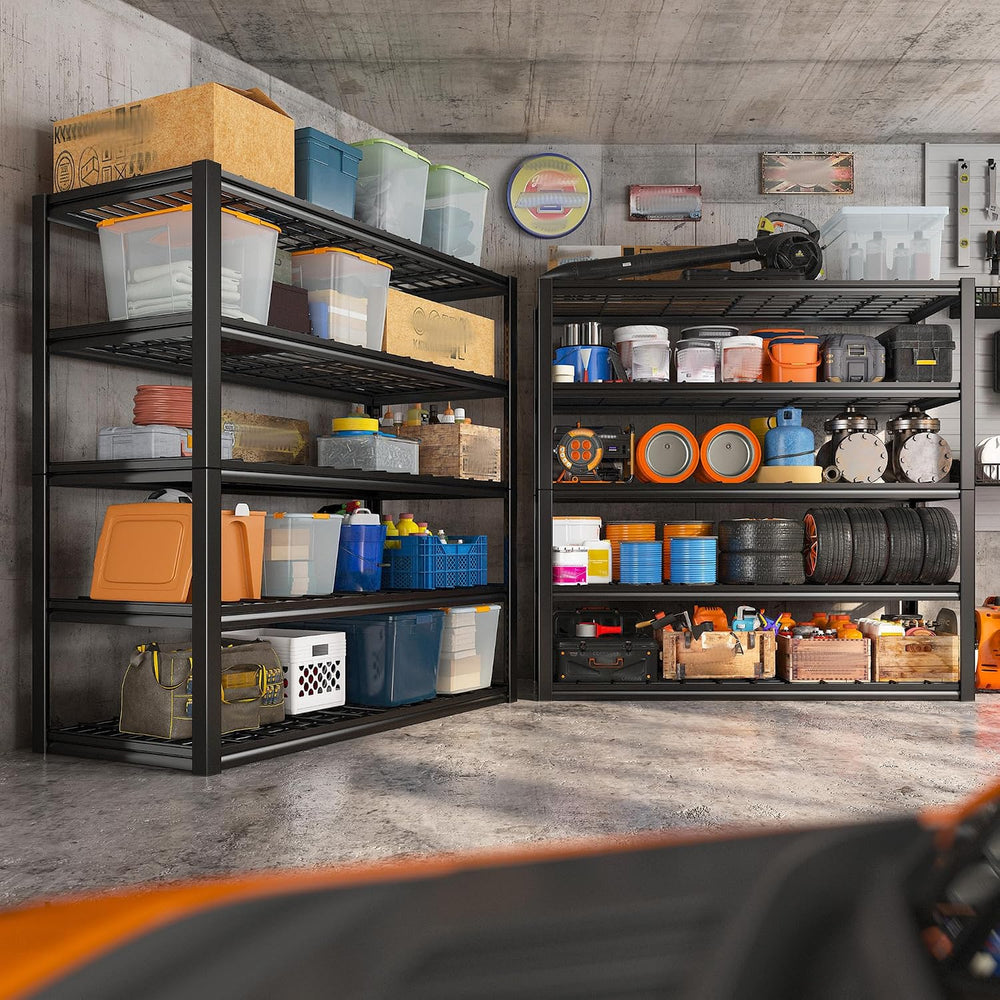 REIBII 48.2''W Garage Shelving Heavy Duty, Adjustable Shelves for Bas...