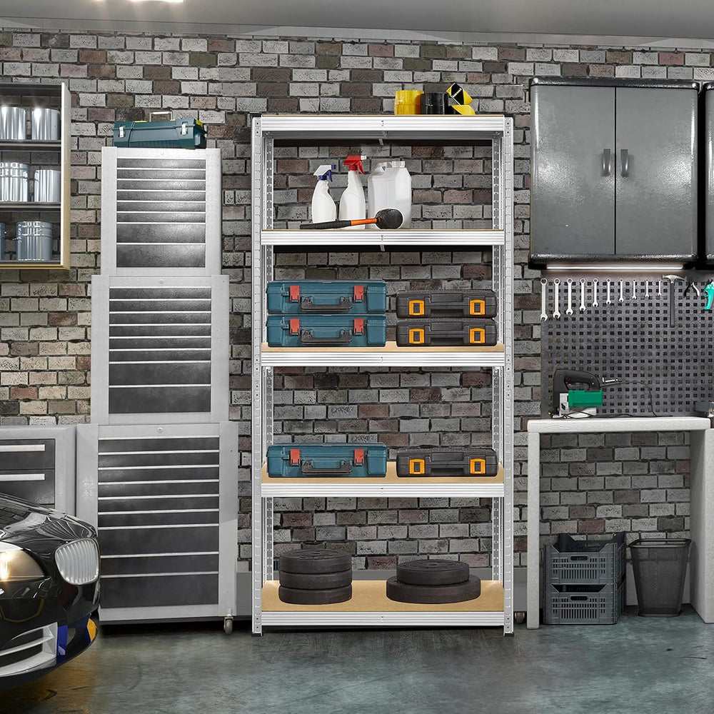 Yaheetech 5-Tier Heavy Duty Storage Shelves 35.5" W x 12" D x 71&qu...