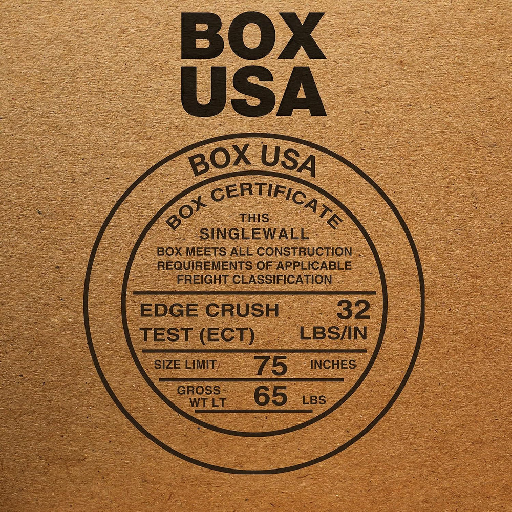 Box USA Moving Boxes, 8"L x 4"W x 46"H 15-Pack Large Side Load...