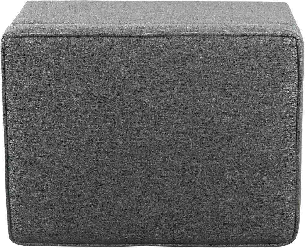 HomePop 24" Storage Ottoman - Gray