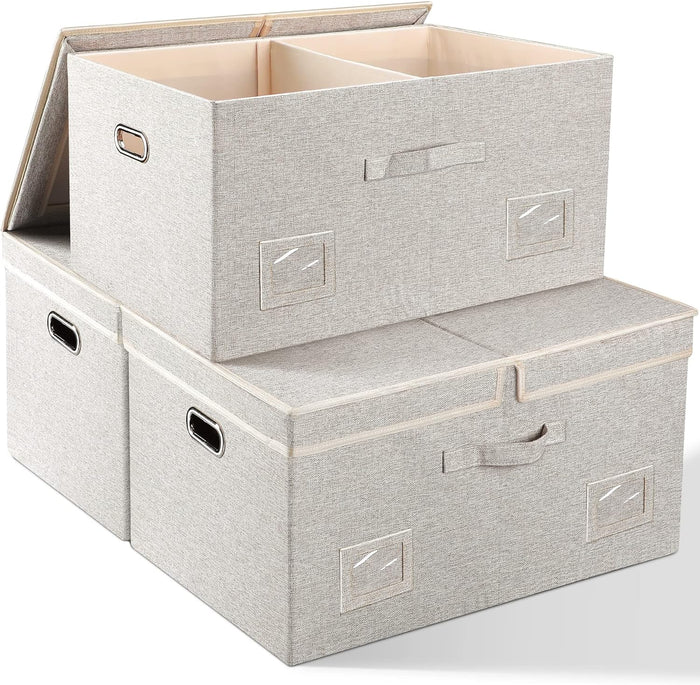 75 Quarts Extra Large Decorative Storage Bins