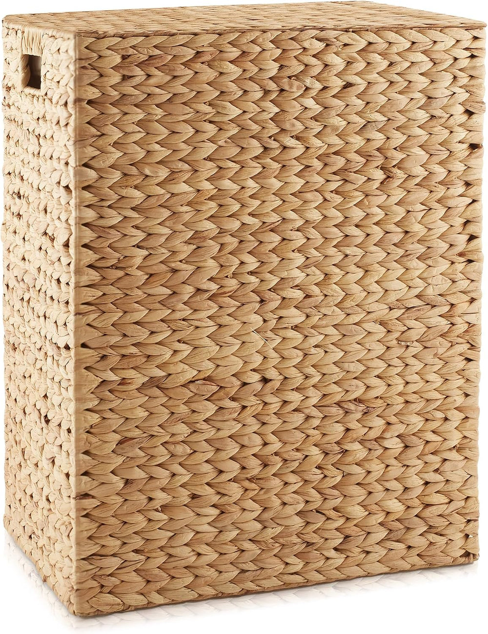 Casafield Large Laundry Hamper with Lid and Removable Liner Bag - Natural, Wo...