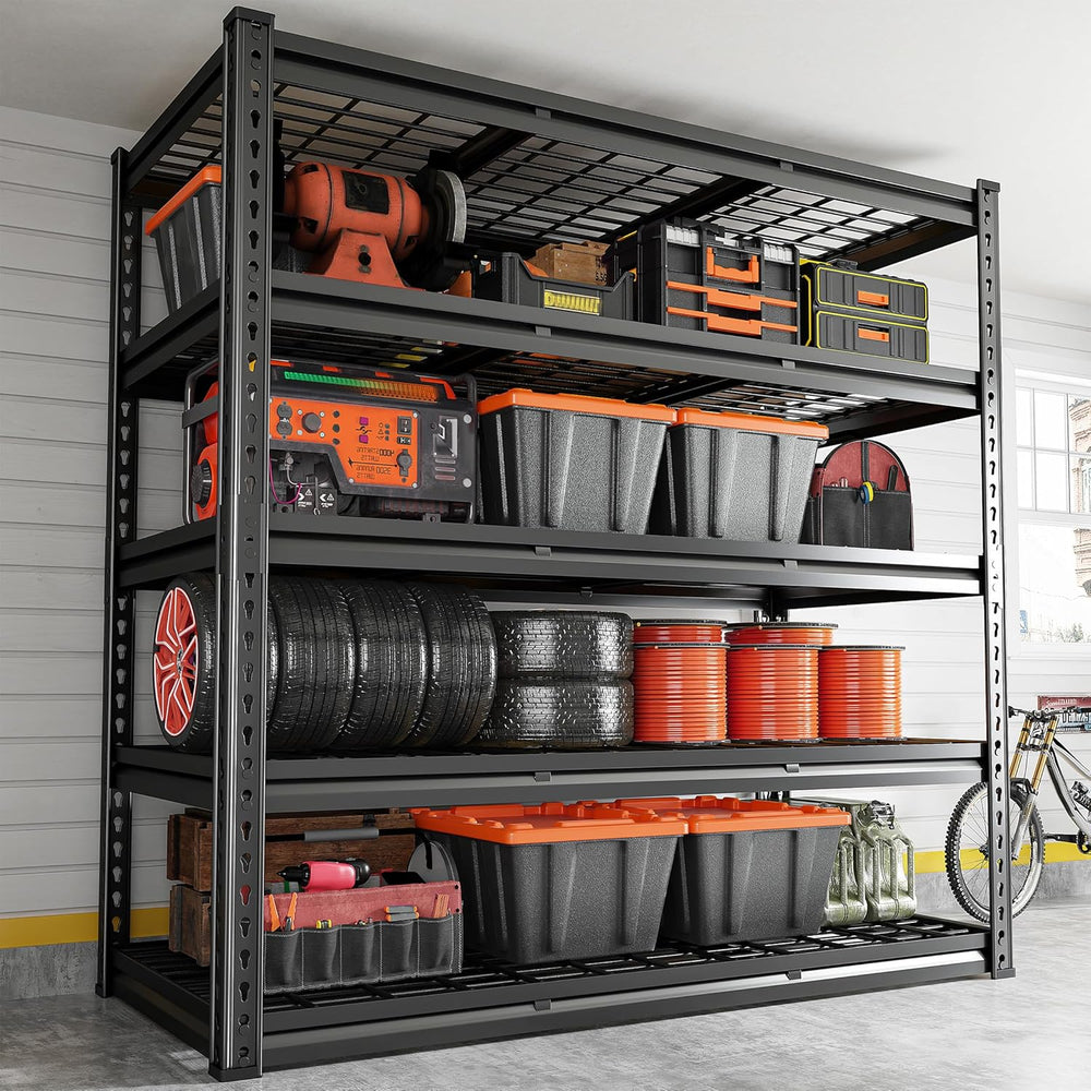 REIBII 48‘’W Garage Shelving,Adjustable Reinforcing Wire Mesh for Basement