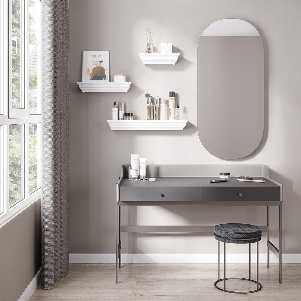 Ballucci Victorian Wall Ledge and Shelf, 12", 16", 24", Set of...