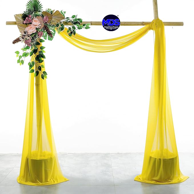 MDS Halloween Chiffon Draping Fabric - 1 Panel, 30" Wide x 40ft Long - S...