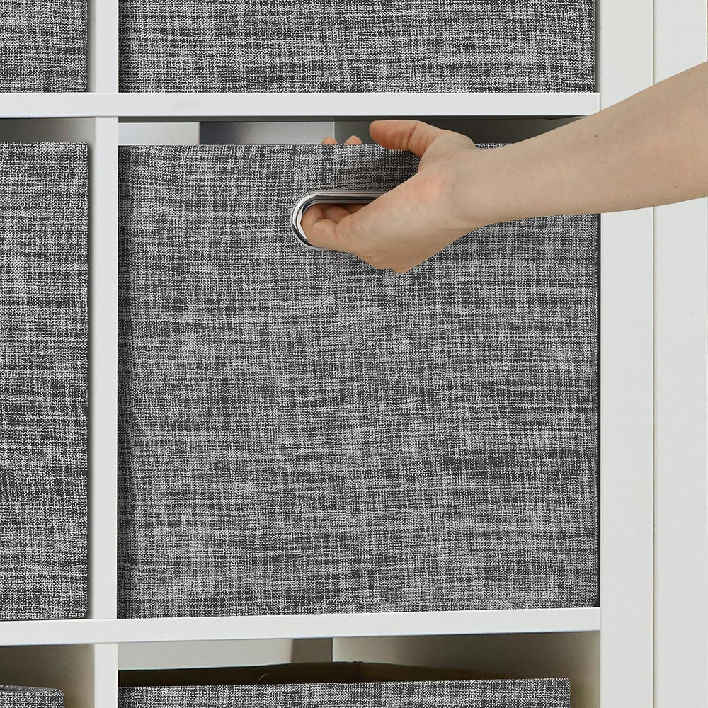 Posprica 15.12"x12.13"x12.01" Storage Cube Bins, Linen Decorat...