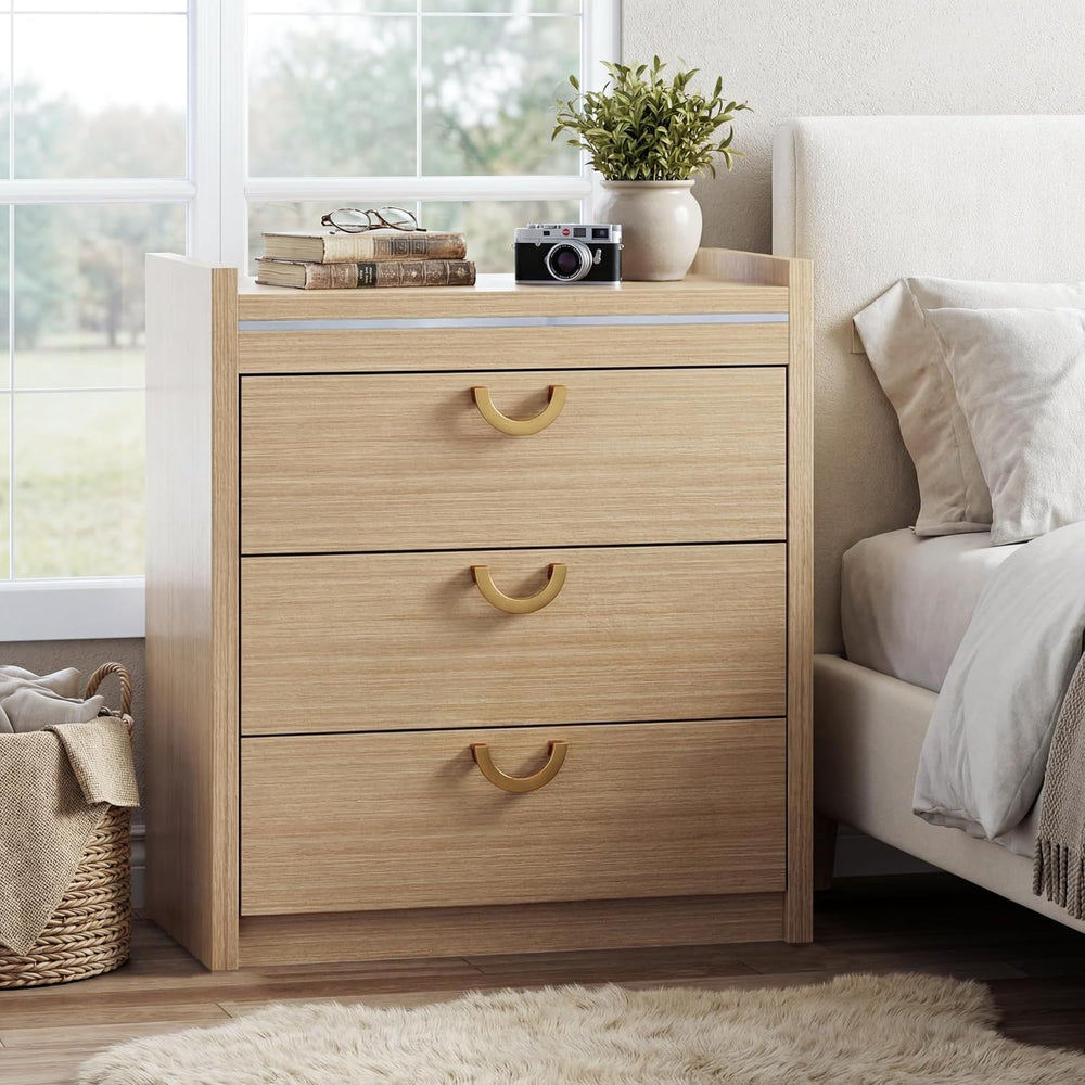 Gyfimoie 3 Drawer Dresser for Bedroom, 30.31" Tall Modern Chest of Drawe...