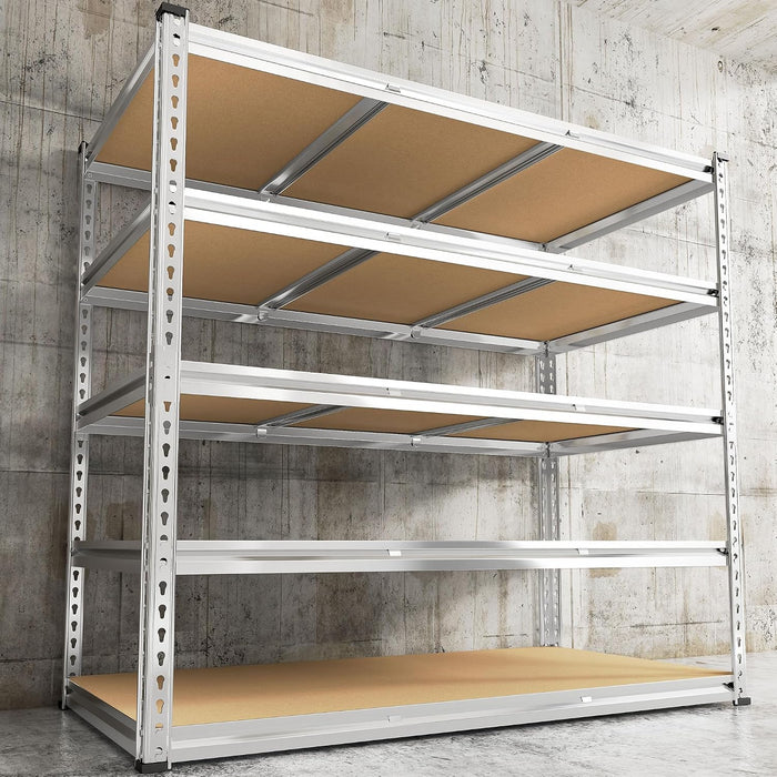 REIBII Garage Shelving, 5 Tier Storage Shelves Load 3020LBS, Adjustable Garage