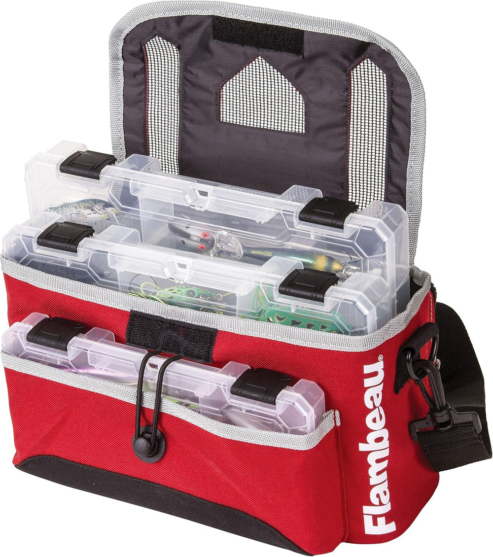 Flambeau Outdoors 4501ST Kwikdraw Tackle System - Small Satchel, Portable Fis...