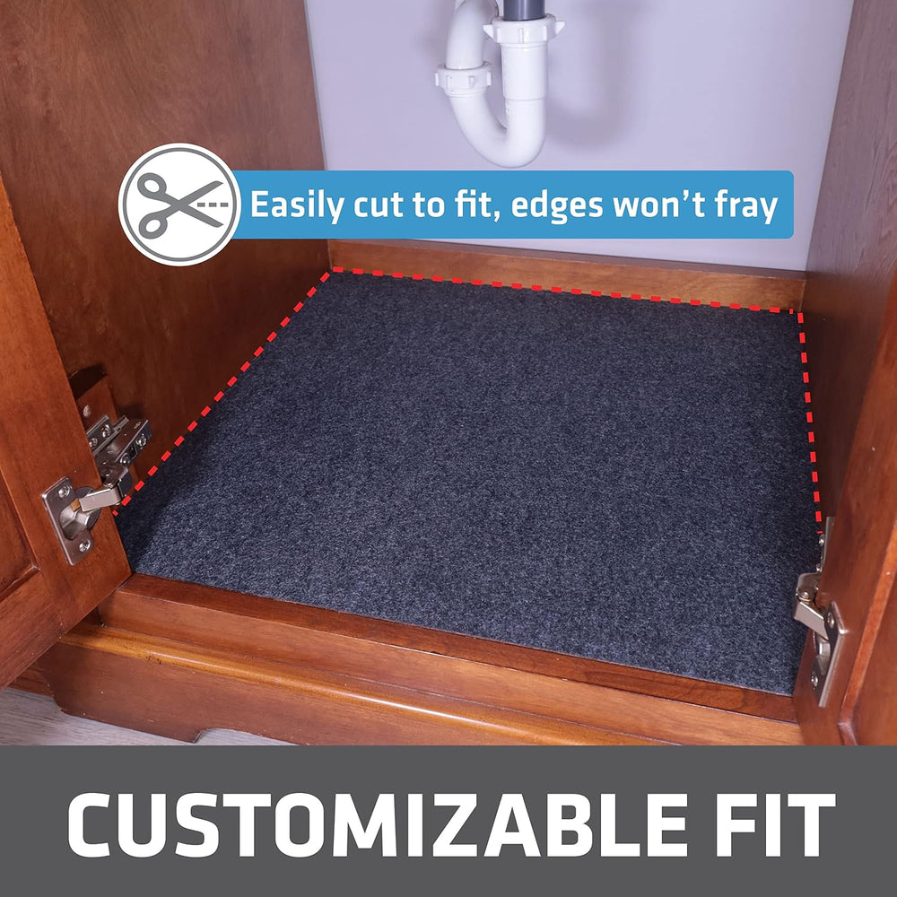 Drymate Premium XL Under Sink Mat, Waterproof Cabinet Protection Mats for Kit...