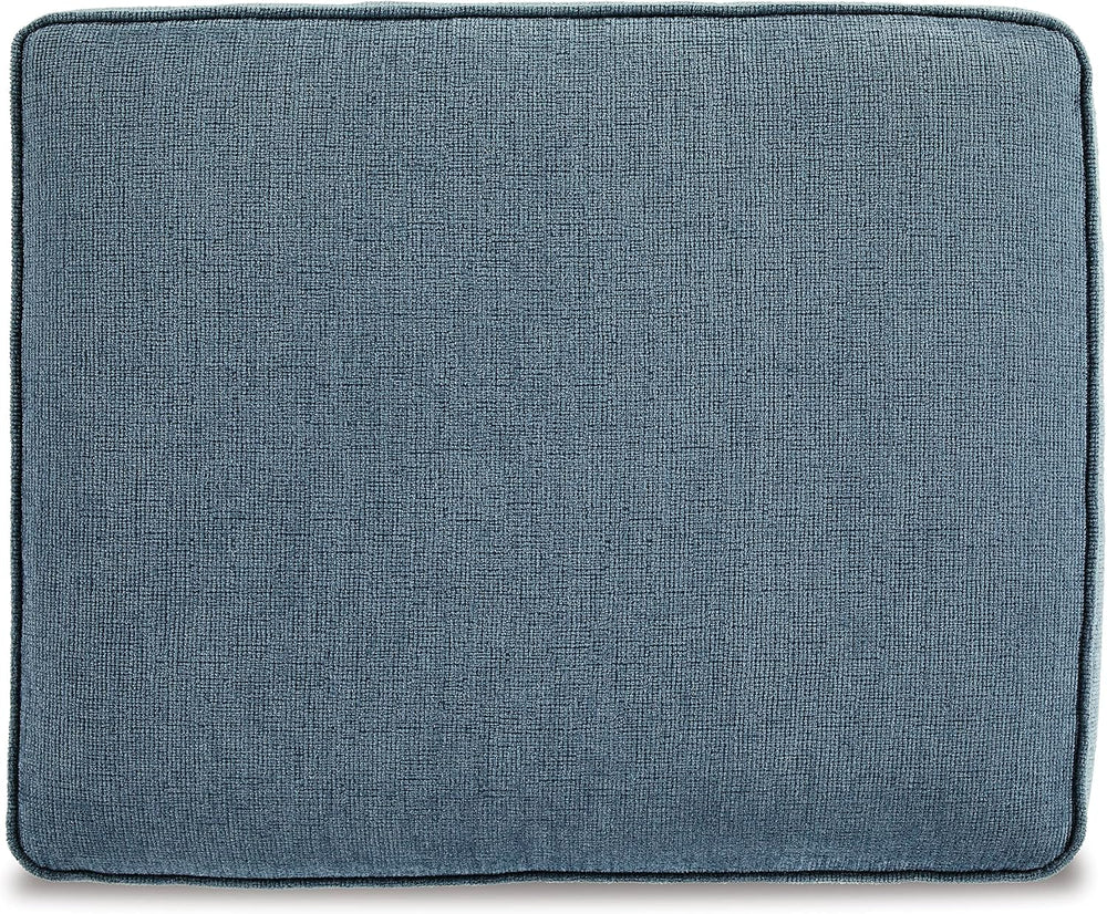Signature Design by Ashley Ottoman, Cashton Blue Rectangular Foot Rest