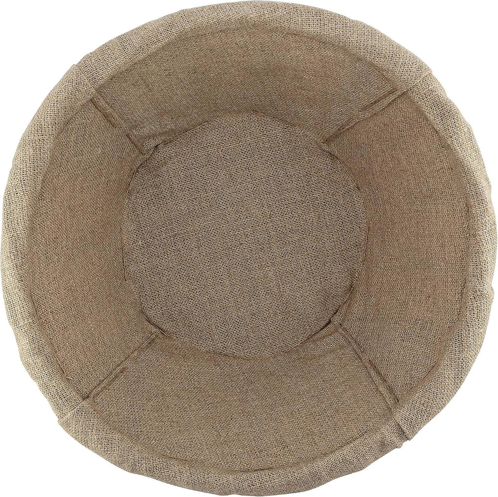 Matfer Bourgeat Banneton Linen-Lined Proofing Wicker Basket, Round, 8 1/4"