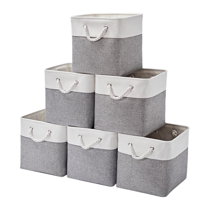 13 x 13 Inch Storage Cubes, 6 Pack Cube Storage Bins
