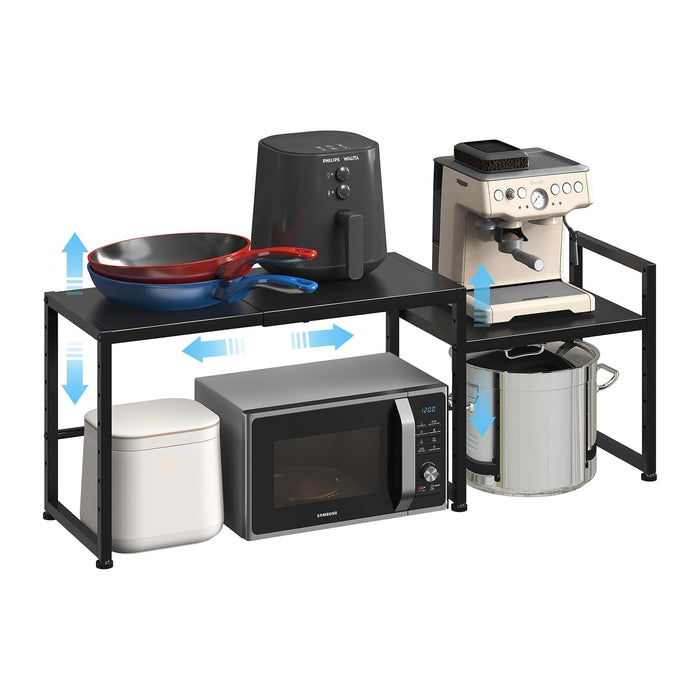 44.3 Inches Expandable Metal Storage Shelves, 150LBS Heavy Duty Shelving Units