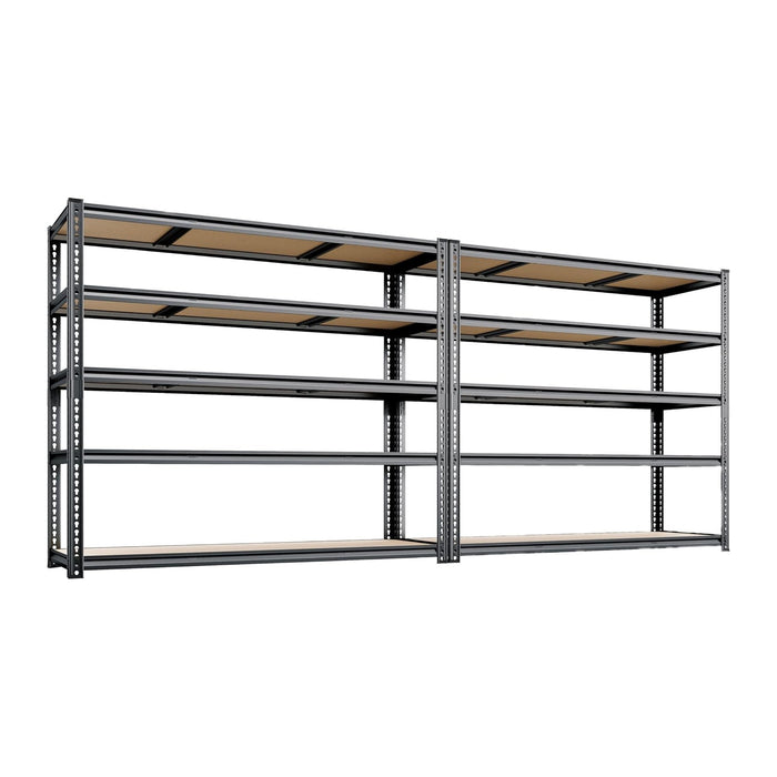 48"W Garage Shelving, 3050LBS Storage Shelves heavy duty, 5 Tier Metal Shelving