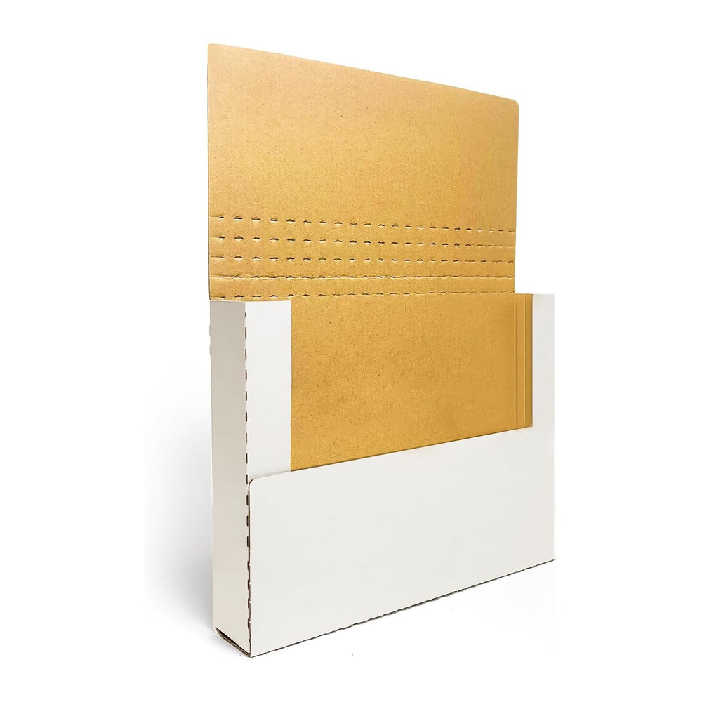 50 pack Letter Size Corrugated Mailer,11x8x2'',Height Adjustable