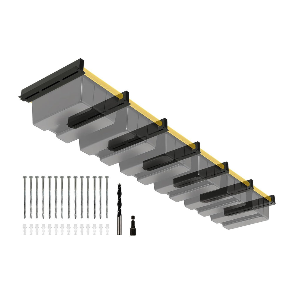 6-bin Overhead Garage Storage Rack, Ceiling Storage Racks