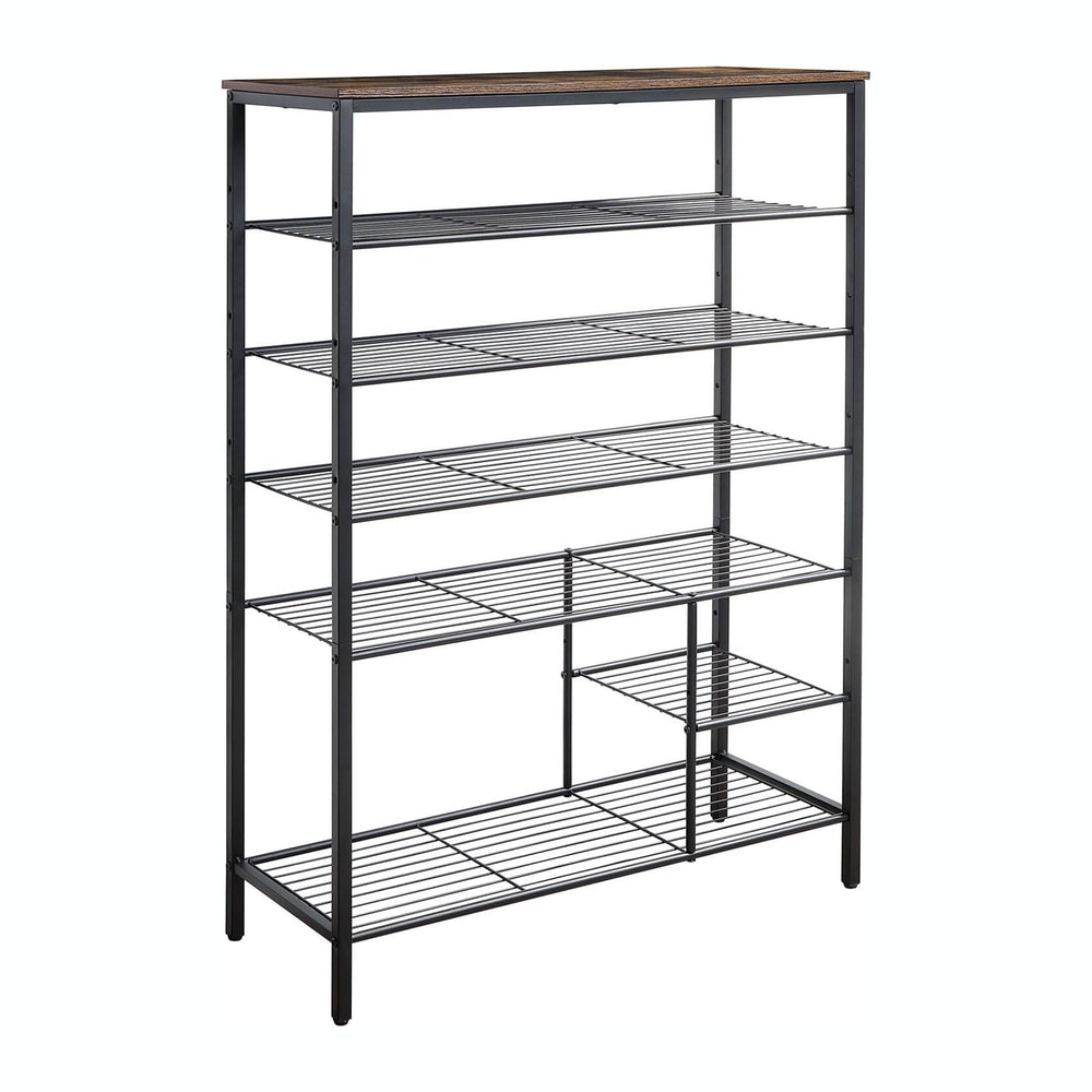 6 Tier Shoe Rack Organizer, Metal Mesh Shoe Storage Shelf, Storage Boots .for...