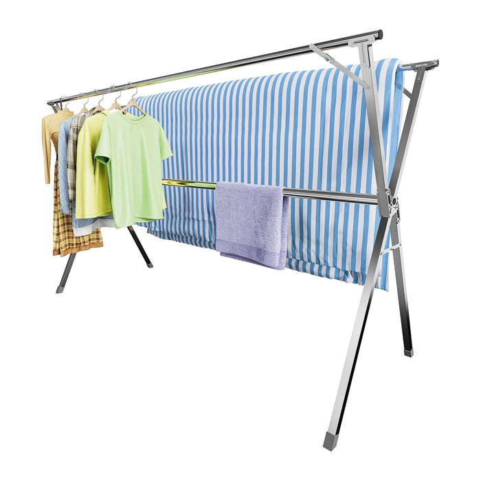 95" Clothes Drying Rack,Laundry Drying Rack Clothing for Indoor Outdoor
