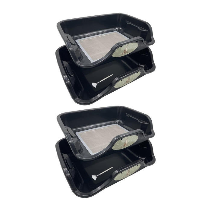 Ablaze Tray - 2 Pack Large Bin Set with Replaceable 150 Micron Screen