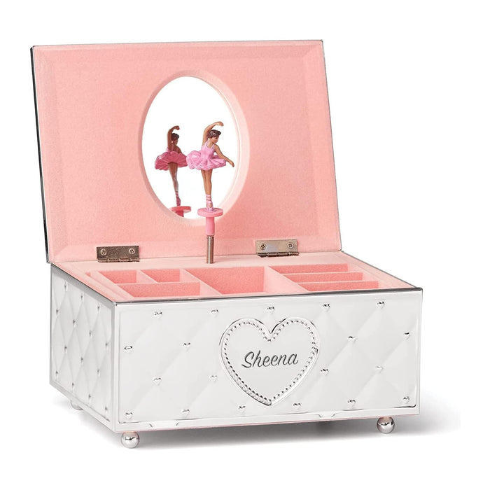 African American Ballerina Musical Jewelry Box - Lenox