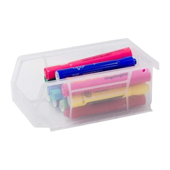 Akro-Mils 30220 AkroBins Plastic Storage Bins, 7"x4"x3", Clear...