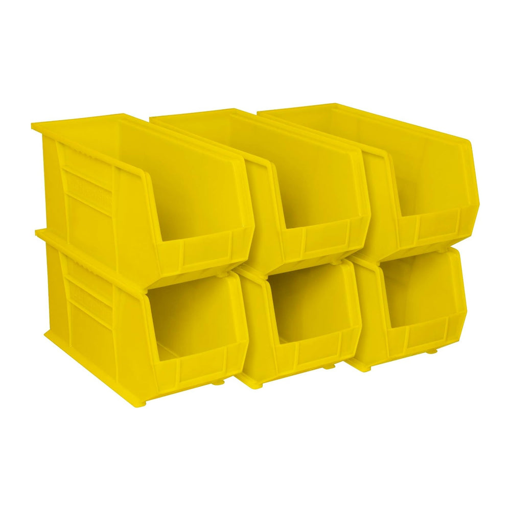 Akro-Mils 30265 AkroBins Plastic Storage Bins, 18"x8.25"x9", Y...