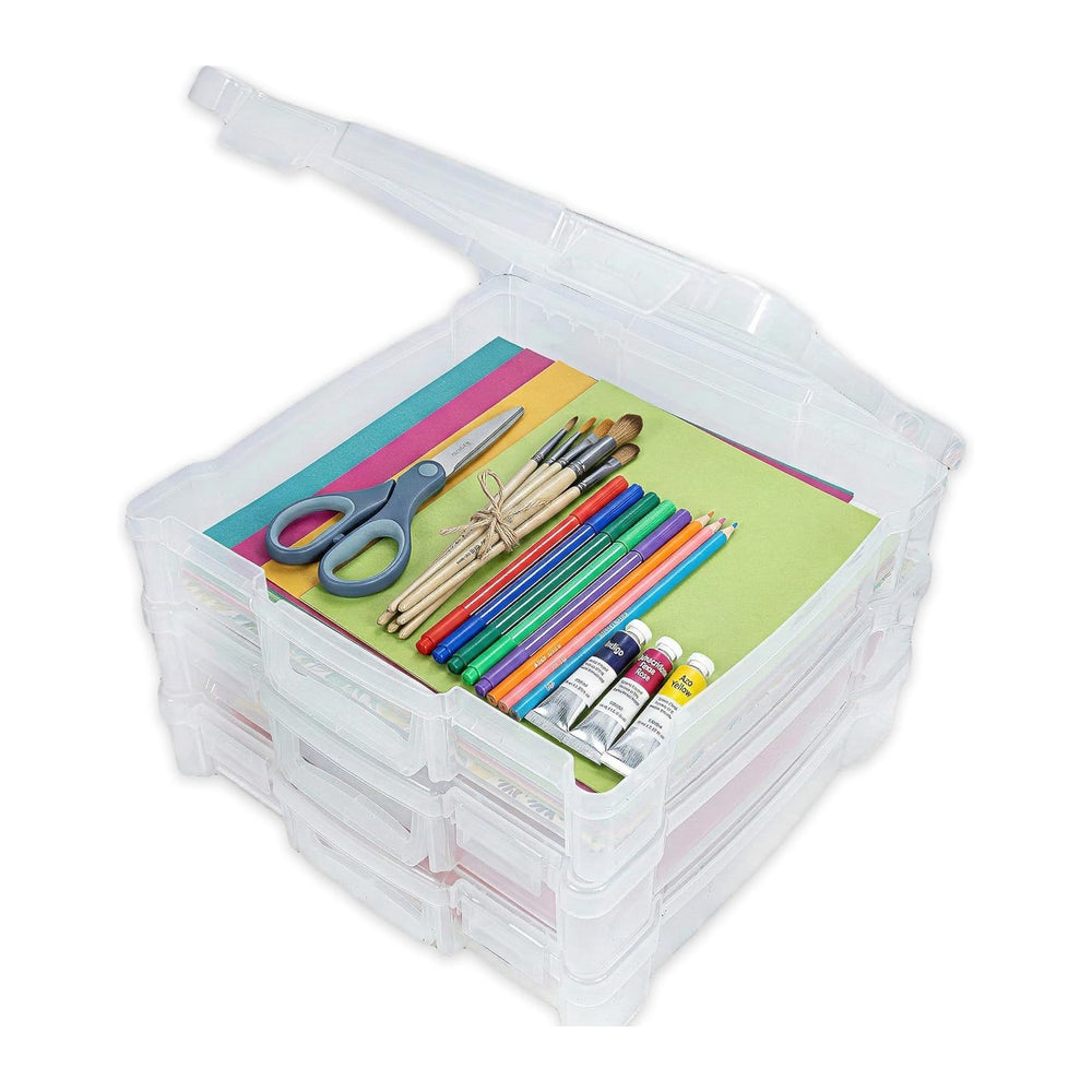 ArtBin 6913ZZ 12" x 12" Portable Art & Craft Organizer with Han...