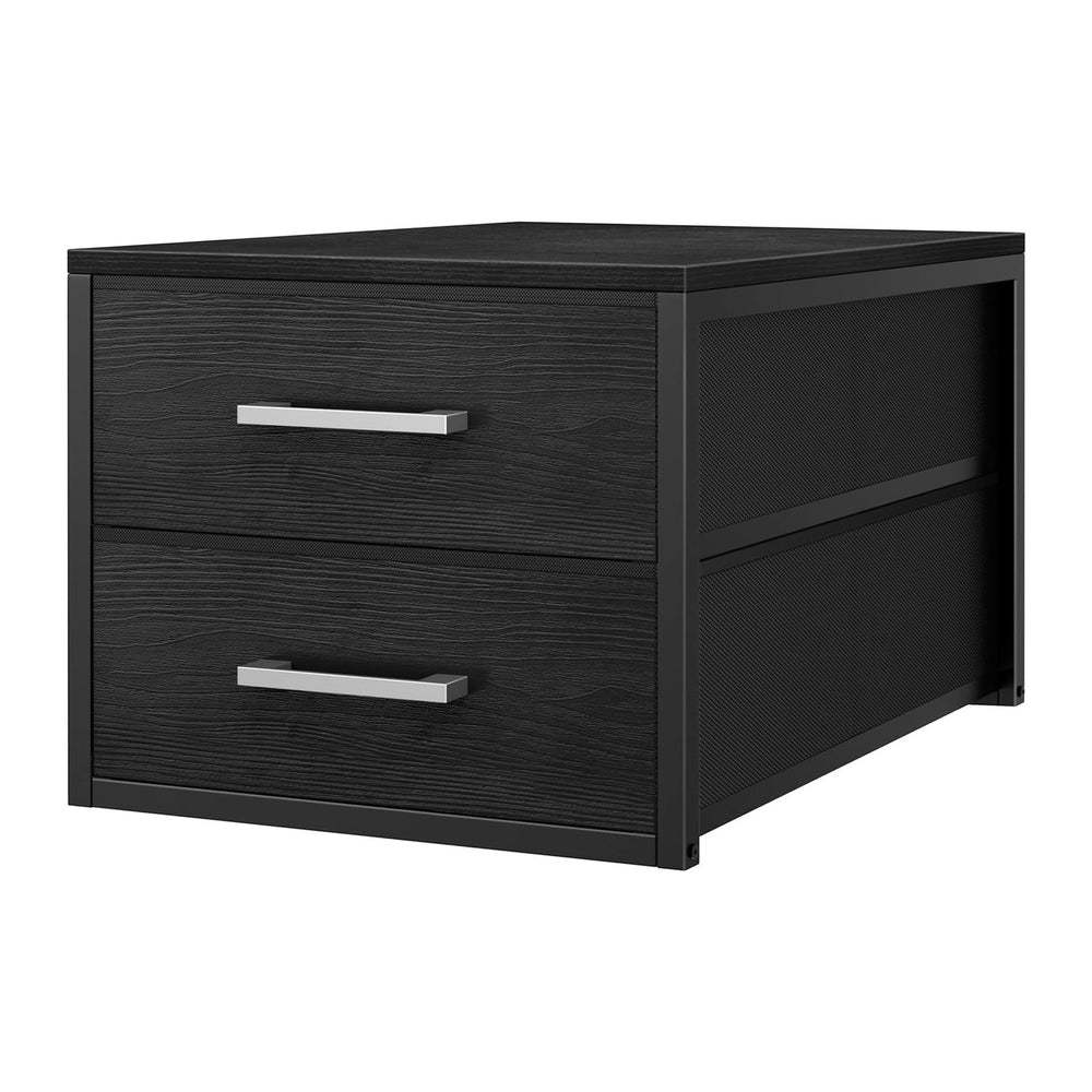 BOLUO Stackable Storage Drawers Narrow Closet Organizers and Storage Fabric B...