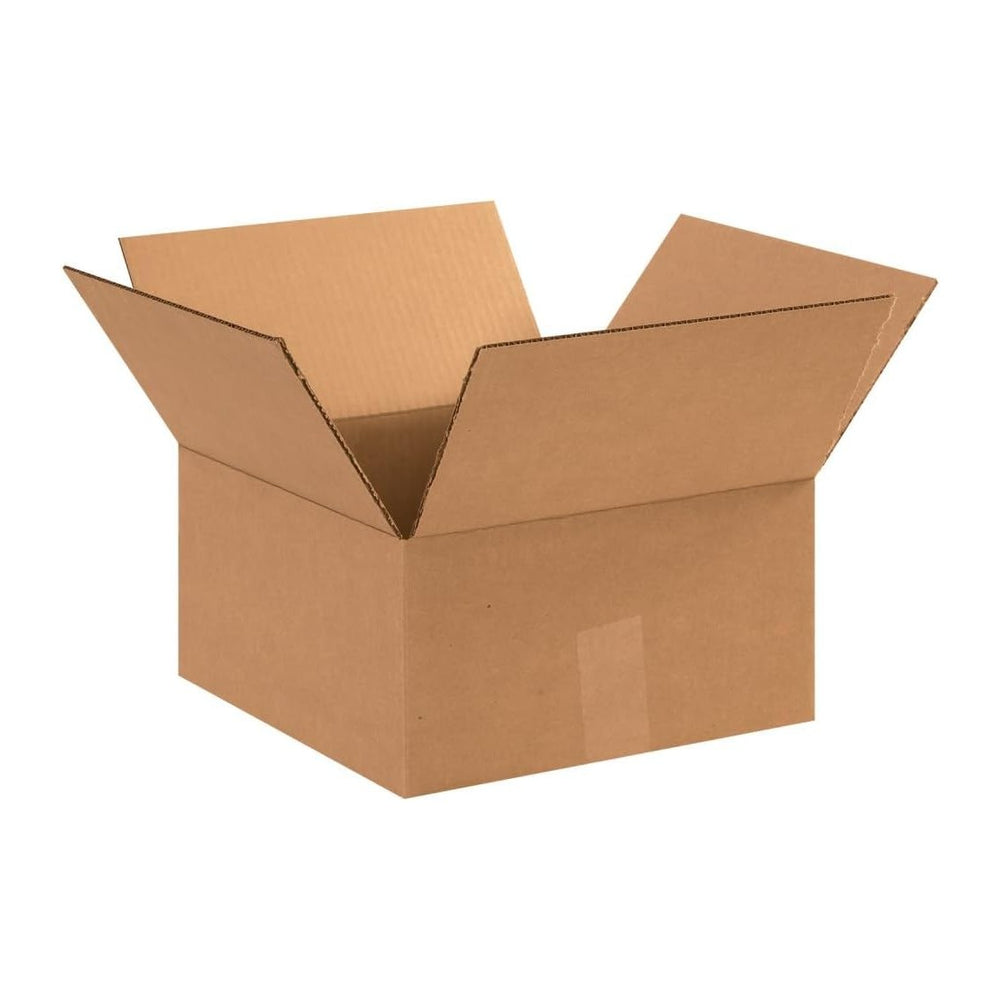 BOX USA Shipping Boxes Flat 12"L x 12"W x 6"H 25-Pack - Corrug...