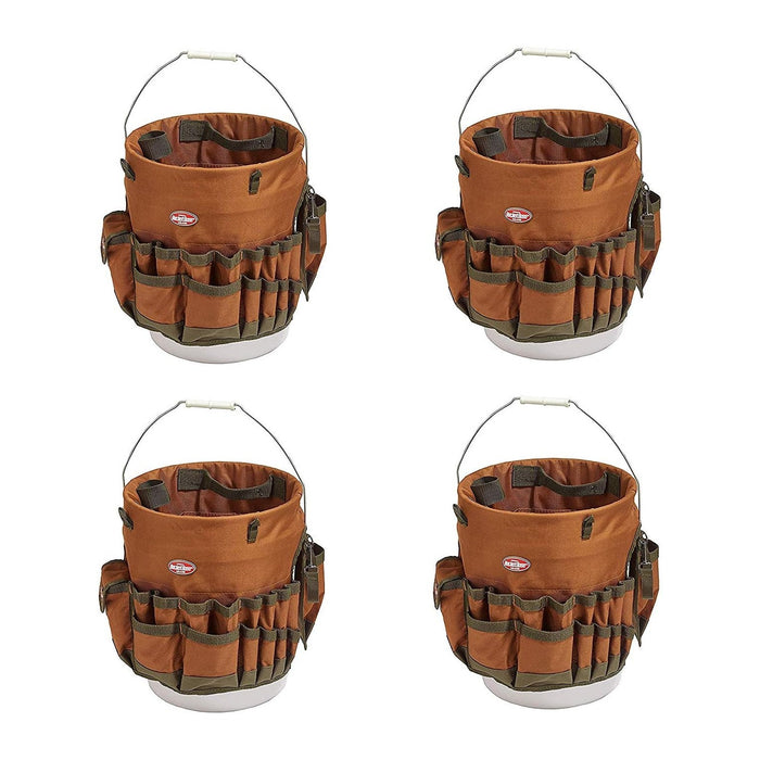 Bucket Boss The Bucketeer Bucket Tool Organizer in Brown, 10030 (Pack of 4)