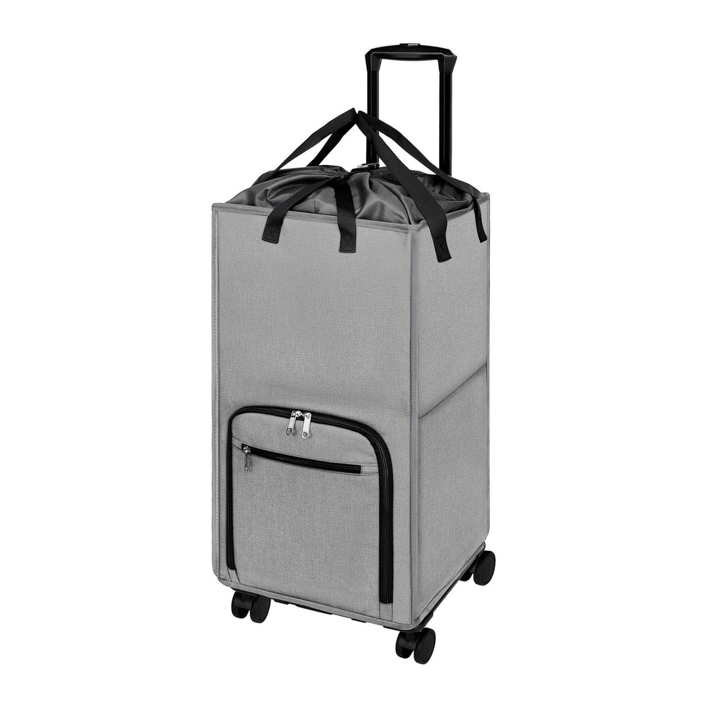 Bukere Rolling Laundry Hamper with Wheels, Large 90L Freestanding Collapsible...