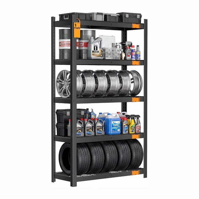 CAMMOO 3500LBS Storage Shelves, 5 Tier Wire Shelf 36" W x 16" D x 72" H