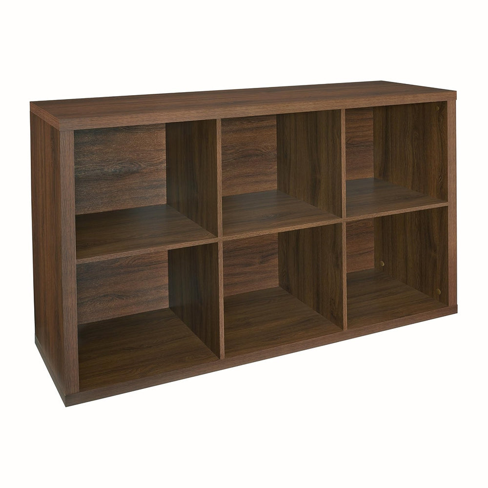 ClosetMaid 6 Cube Storage Shelf Organizer Bookshelf with Back Panel, Easy Ass...