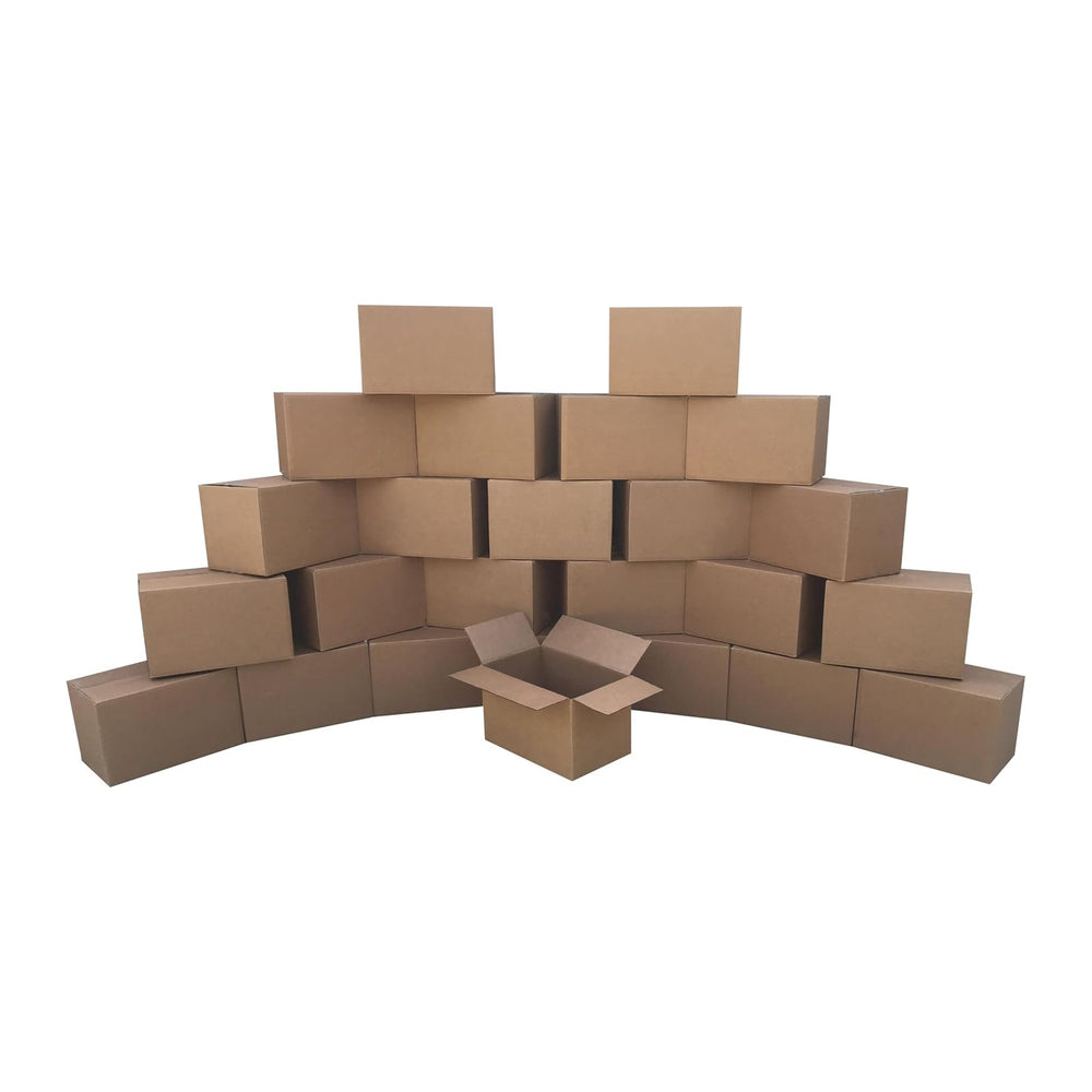 Corrugated Shipping Boxes, 14 x 10 x 10 inch, 25 Pack