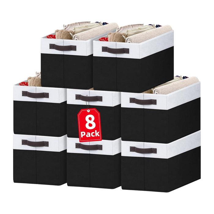 Criusia 8 Pack Large Storage Baskets