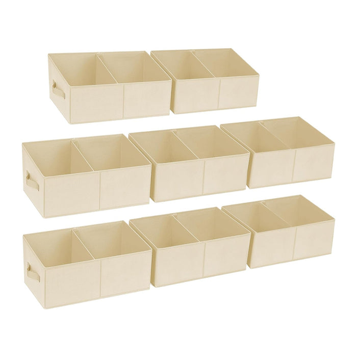 DIMJ Closet Storage Bins, 8 Pack Storage Baskets