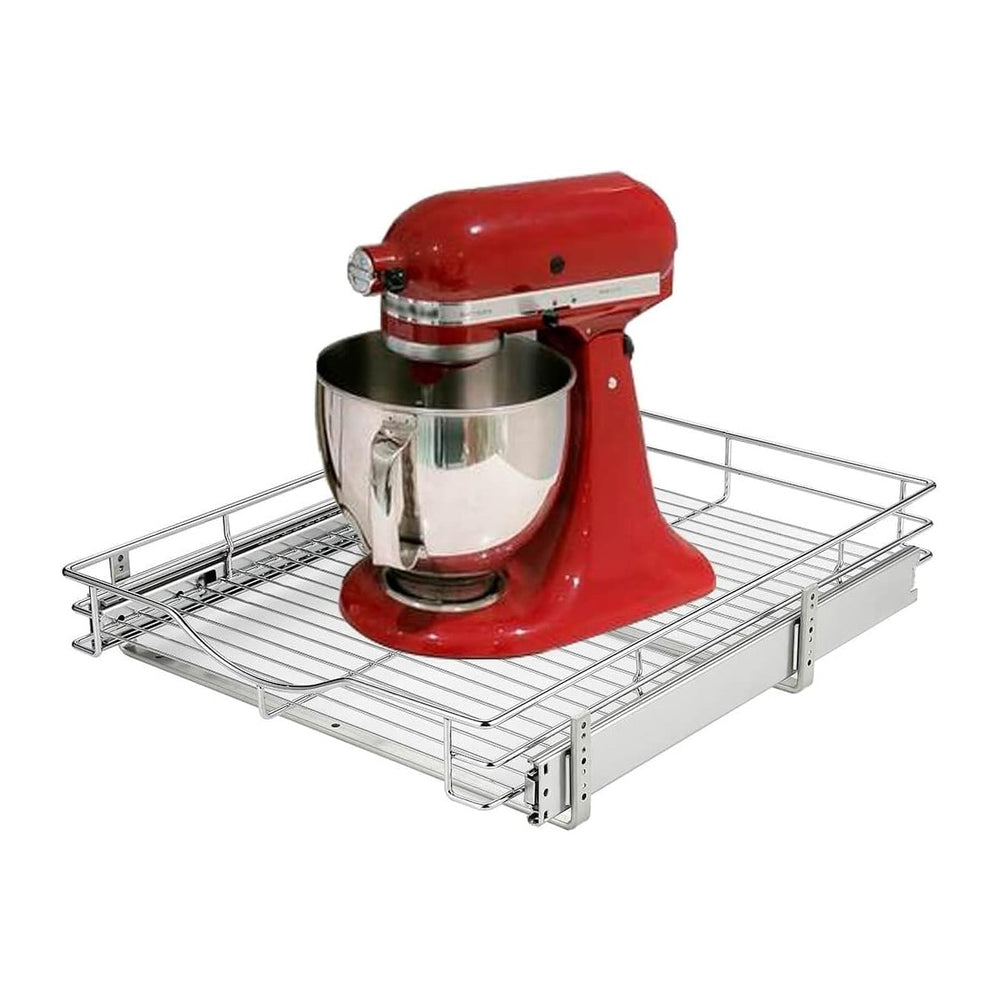 DINDON 1 Tier Pull Out Cabinet Organizer (17" W x 18" D) Heavy-Duty...