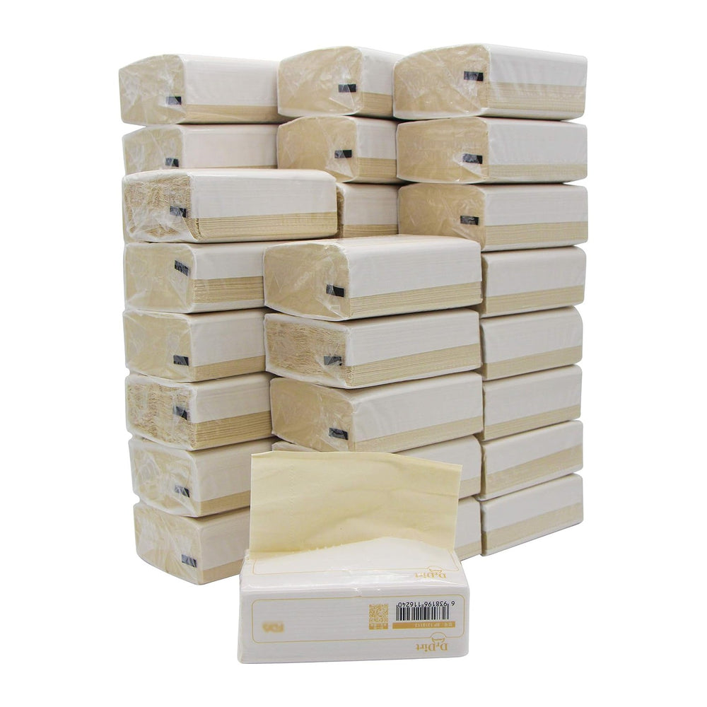 DrDirt Bamboo Facial Tissue Towels Paper in Bulk 36 Packs Refill Unscented Mi...