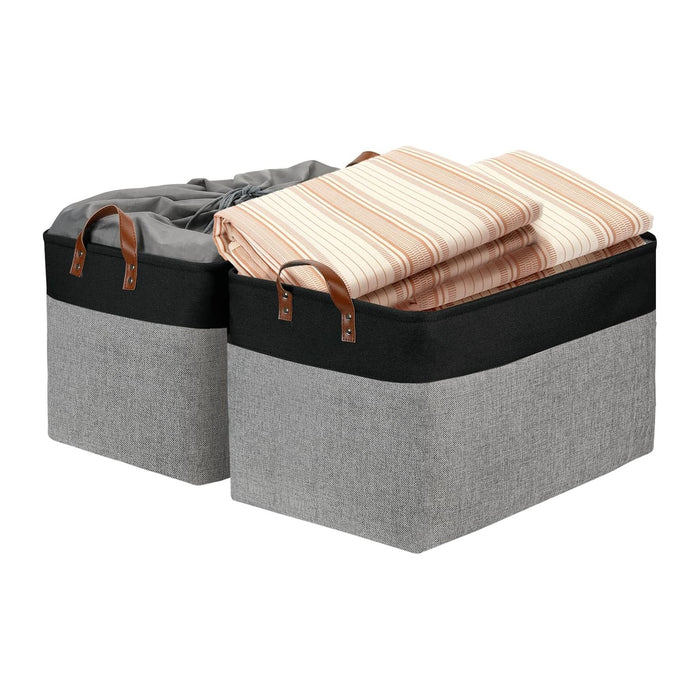 DULLEMELO Extra Large Storage Basket 22X15, 70L Foldable Fabric Toys Baskets