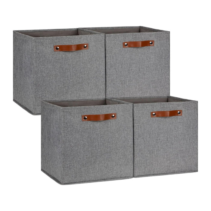 DULLEMELO Fabric Storage Cubes, 13 inch Cube Stroage Bins