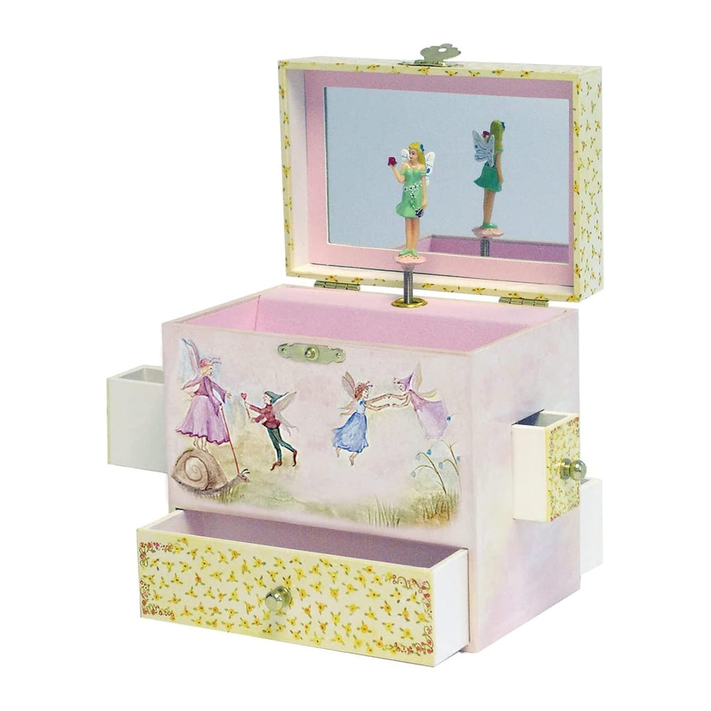Enchantmints Fairy Music Box for Girls Spins to Music 4 Pullout Drawers