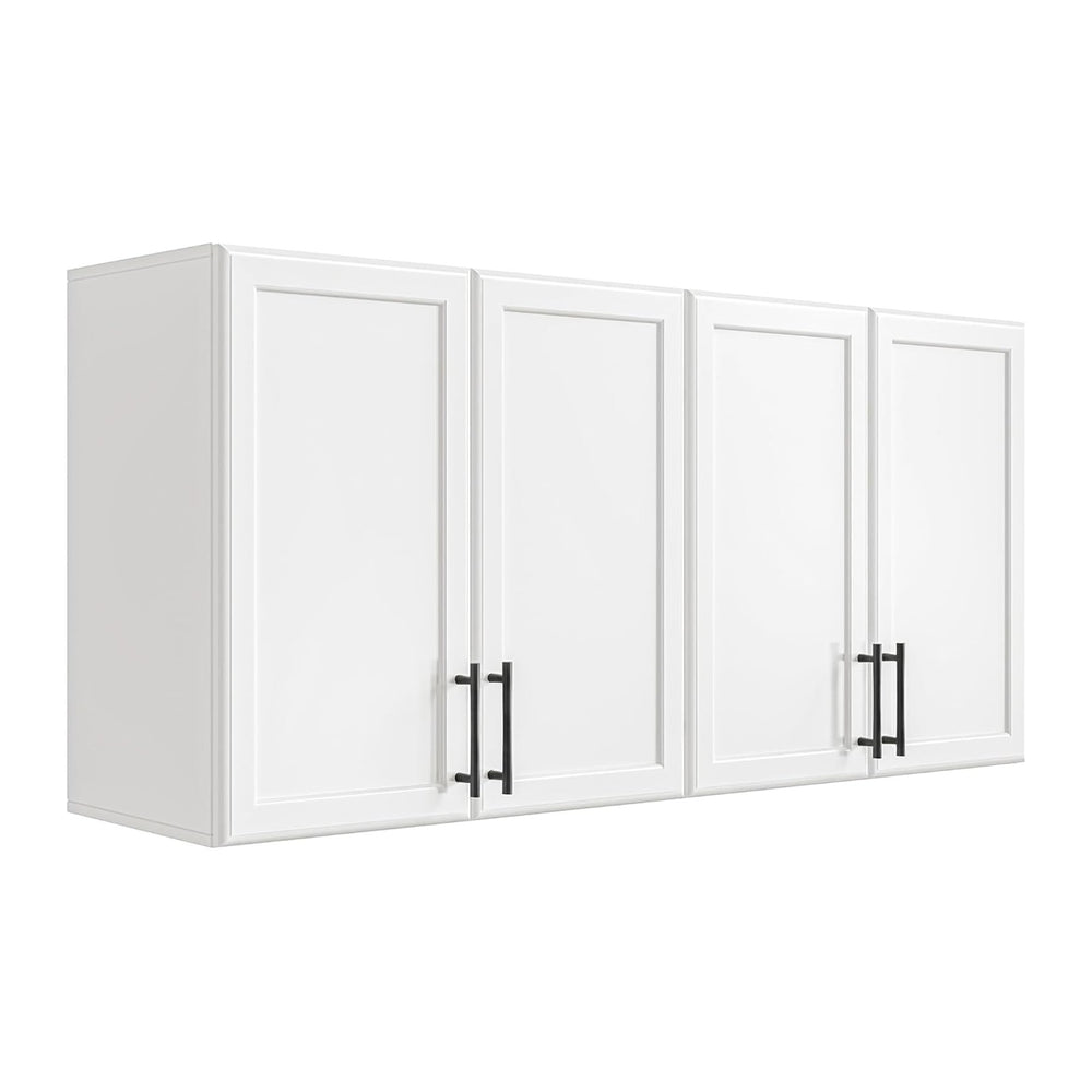 FIMELLO 47.2" W Laundry Room Cabinets Wall Mounted, Adjustable Shelf, Fl...