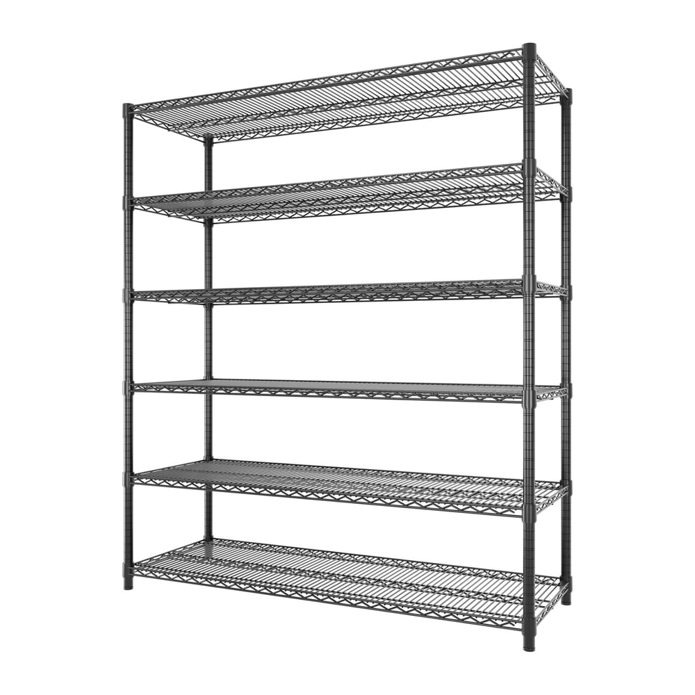 Garvee 6-Tier Wire Shelving 3840LBS Heavy Duty Storage Shelves Garage Rack