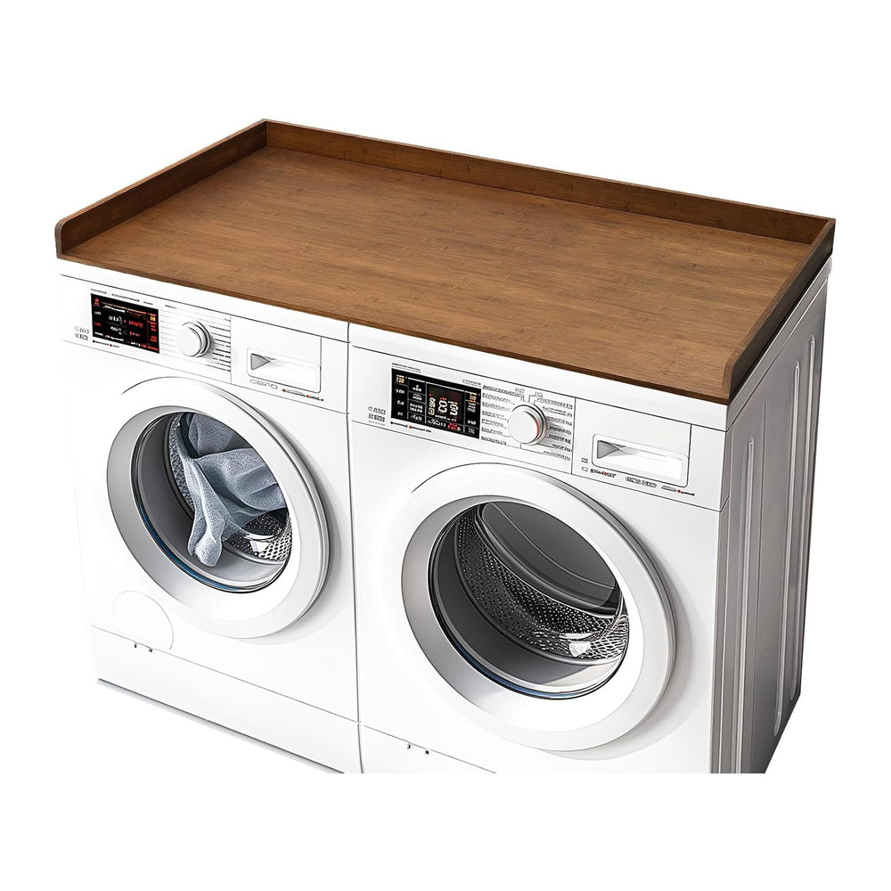 Gashell Washer Dryer Countertop, 27.5" x 54" Bamboo Washer and Drye...