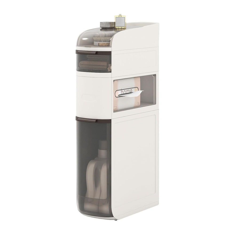 GIANTEX 4-Tier Narrow Bathroom Storage Cabinet (17" x 7" x 30")