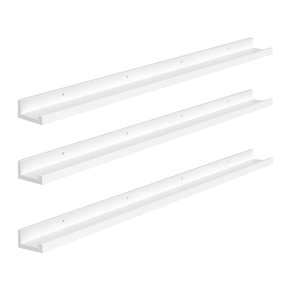 HOOBRO Floating Shelves, Wall Shelf Set of 3, 47.2 Inches Hanging Shelf
