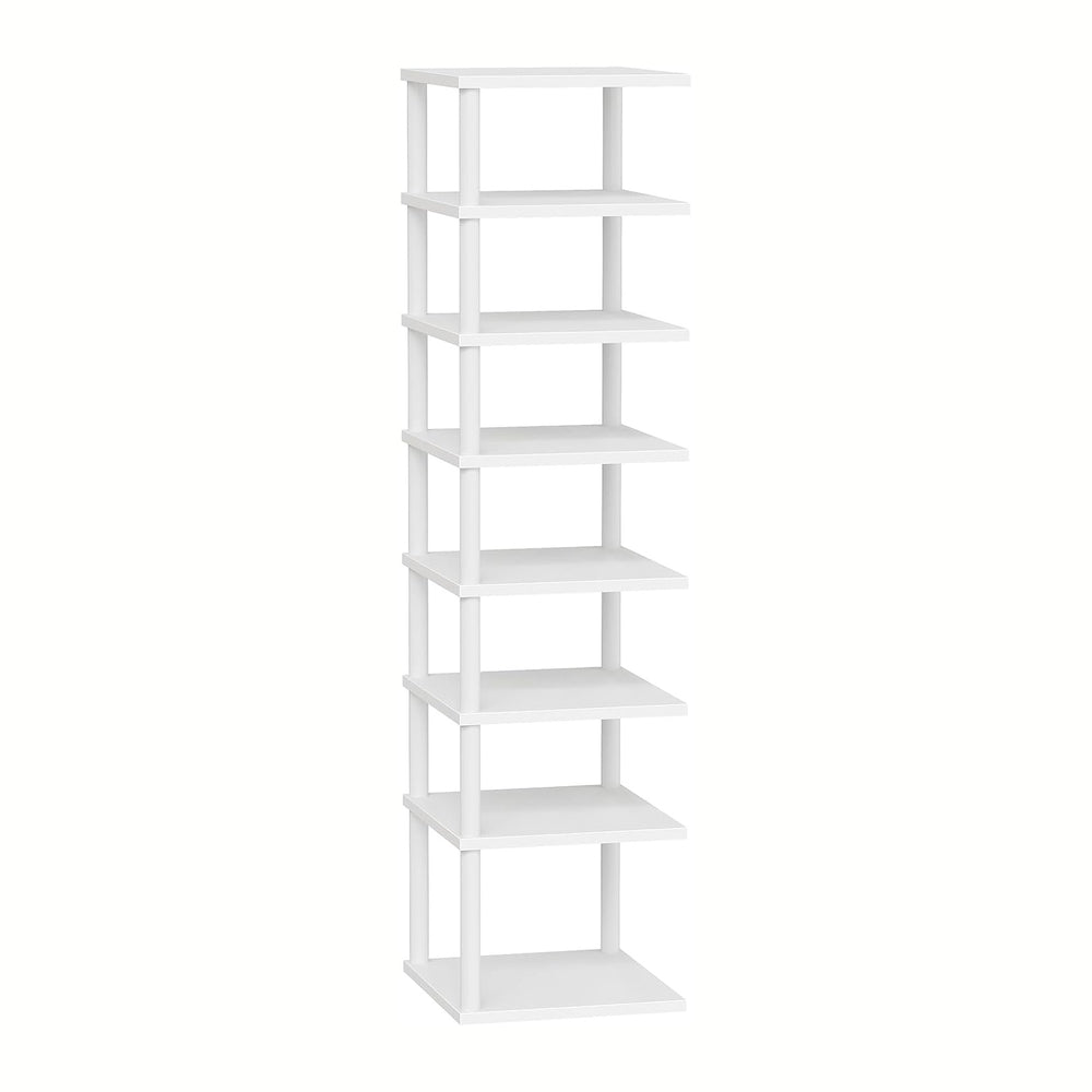 HOOBRO Vertical Shoe Rack, 8-Tier Narrow Shoe Shelf, Shoe Storage Organizer f...